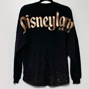 Disneyland Resort Black Gold Splatter Spirit Jersey Belle Of The Ball Medium